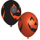 Amscan Pumpkin 11" Latex Balloons 6pk