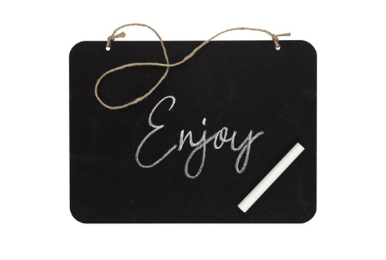 Hanging Chalkboard Sign 23cm