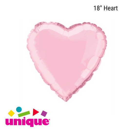 Unique Foil Balloon Pastel Pink Heart 18