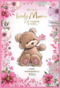 Simon Elvin C50 birthday cards for mum, set of six with colorful designs and heartfelt messages for special occasions.