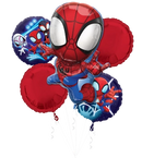 Anagram Spidey & Friends Foil Balloon Bouquet