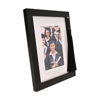 Photo Frame W/Tassels Graduation Black 4x6