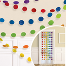 Rainbow Glitter String Decoration 2.13M