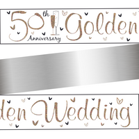 Simon Elvin Banner 50th Anniversary 9ft