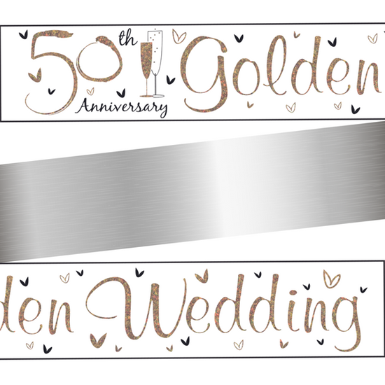 Simon Elvin Banner 50th Anniversary 9ft