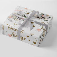 24pk Giftwrap Champagne Wedding Day + 12 FREE Tags