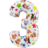 Grabo Foil Balloon Paw Patrol 26" Number 3