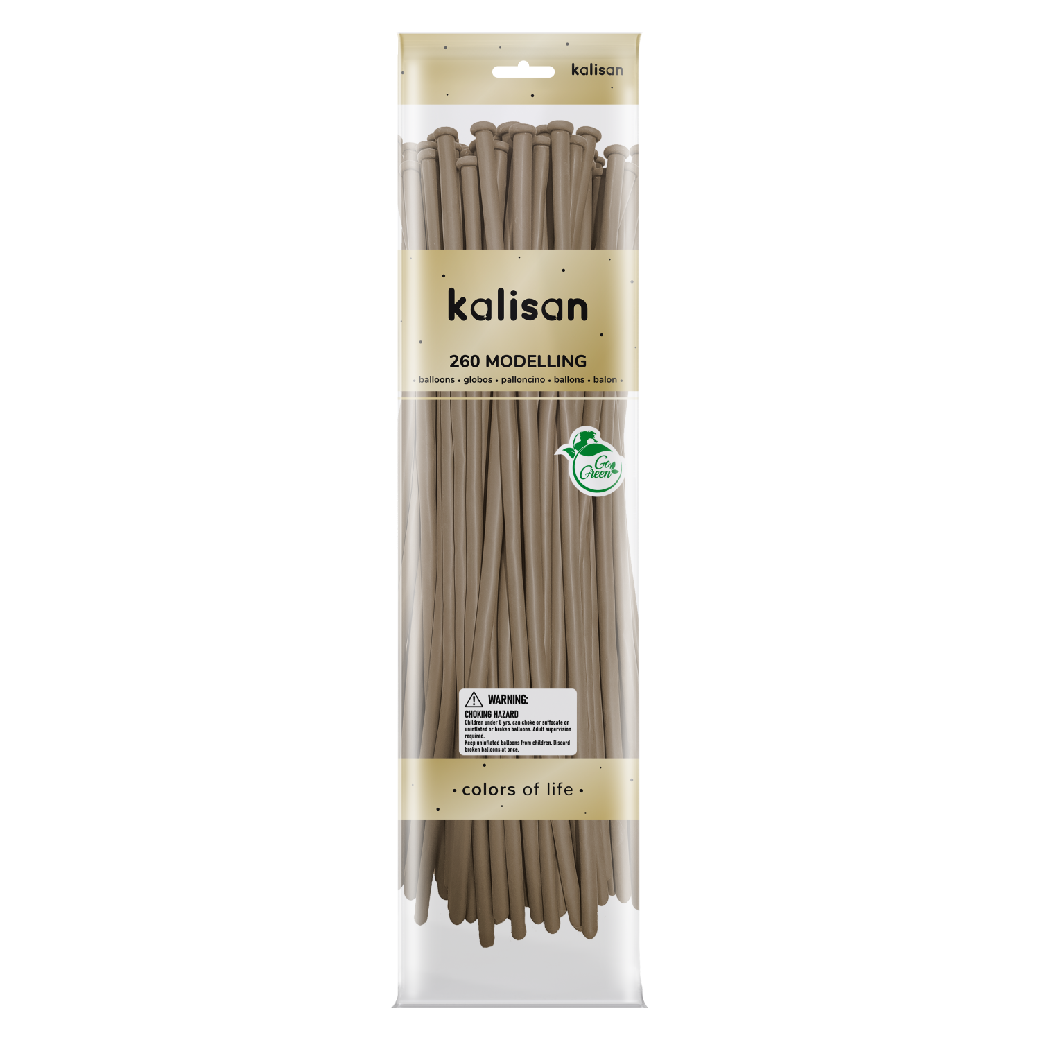 Kalisan 50 Pack Nozzle Up Standard Hazlenut 260