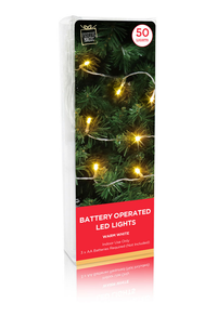 LED Lights String Warm White 50pk
