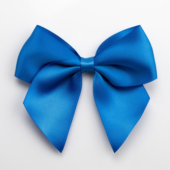 Italian Options 6 Pack Ribbon Bows Royal Blue 10cm
