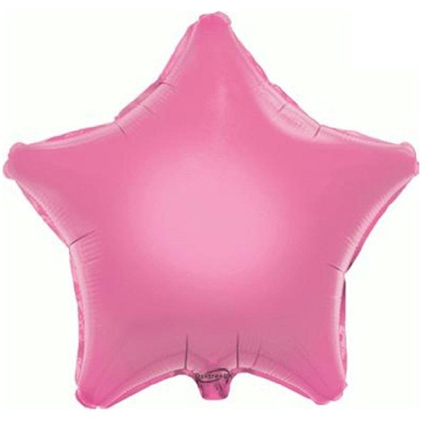 Oaktree Foil Balloon Pink Star 19"