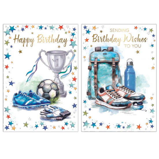 Poppyhill 12 Pack Cards C50 Birthday Open