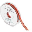 Eleganza Metallic Ribbon Red 10mm x 20m