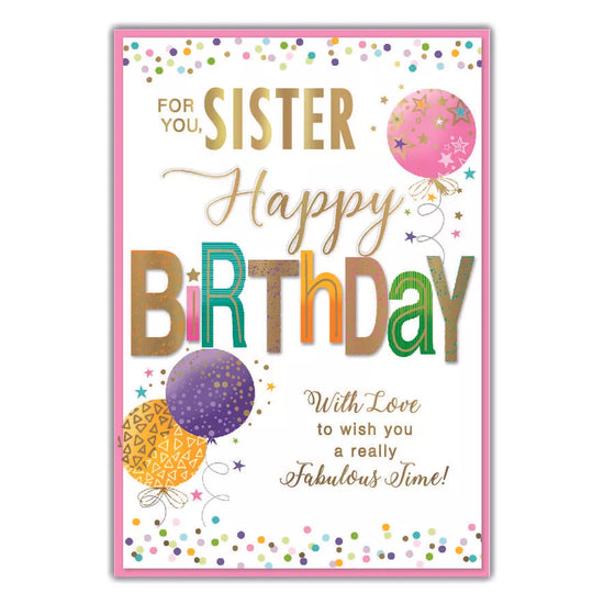 Simon Elvin C50 Birthday Sister 6pk