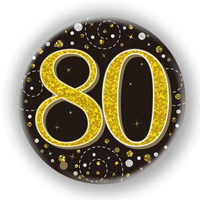 Oaktree Sparkling Fizz Badge Age 80 Black 3