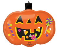 Anagram Trick Or Treat Pumpkin 24" Foil Balloon