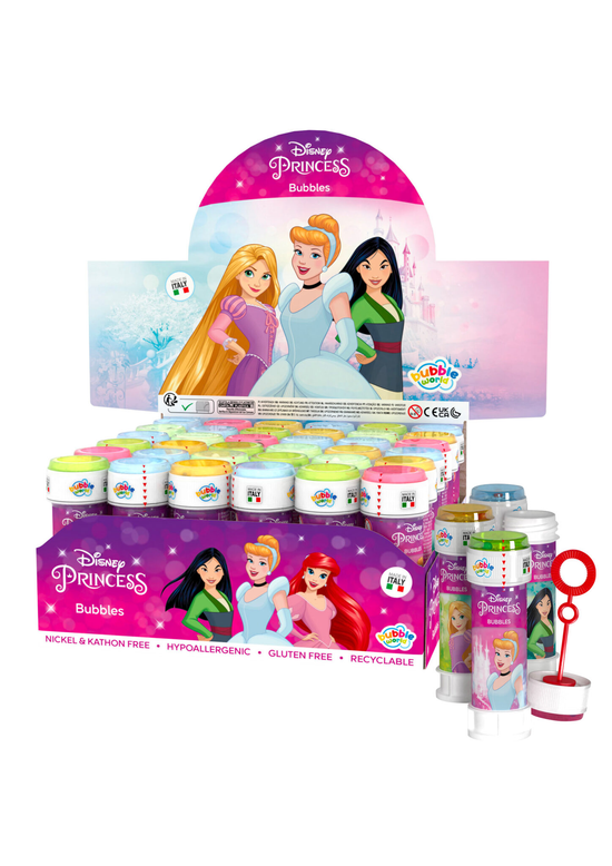 Henbrandt Disney Princess Bubbles 60ml 36pk