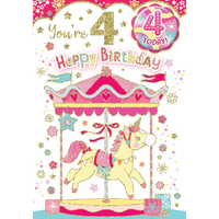 Xpress Yourself C50 Birthday Age 4 6pk