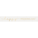Unique Banner Happy Wedding Day 9ft