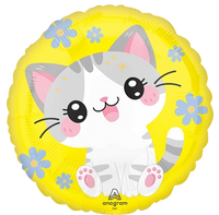 Anagram Kawaii Kitty Balloon 18" Foil Balloon