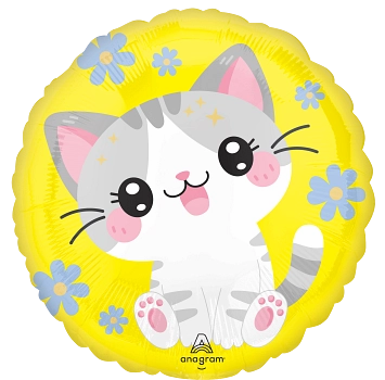 Anagram Kawaii Kitty Balloon 18" Foil Balloon