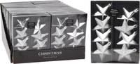 Tree Decoration Star Silver 65mm