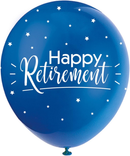 Happy Retirement 12" Latex Balloons 5pk