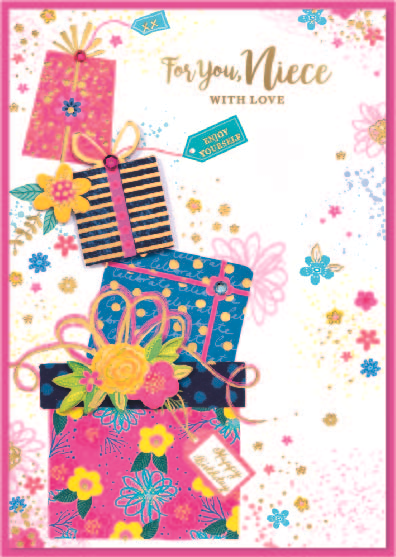 Isabel's Garden 6 Pack Cards C50 Birthday Niece