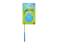 Colorful 7-piece Gem Imports golf toy set with mini golf clubs, balls, and flags for kids' indoor and outdoor play.