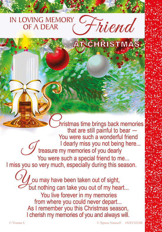 Xpress Yourself Memorial Christmas Friend 6pk