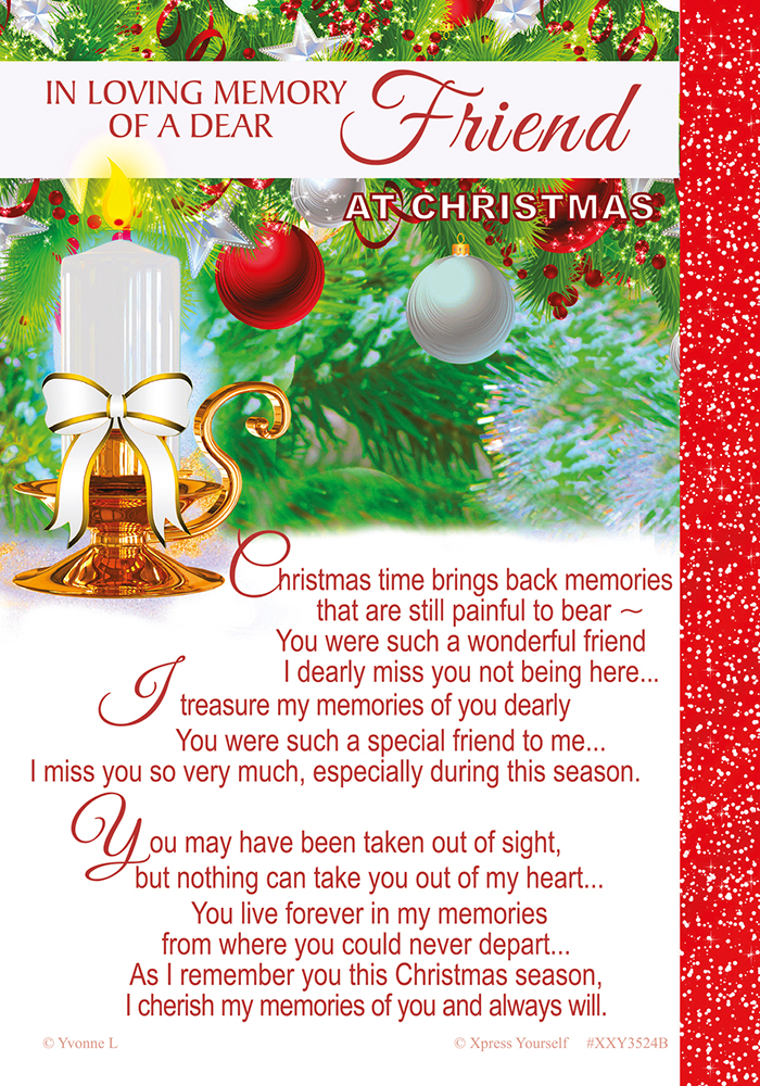 Xpress Yourself Memorial Christmas Friend 6pk
