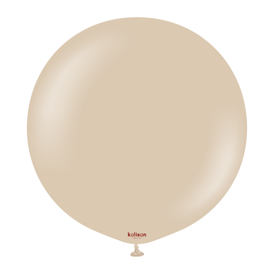 Kalisan Standard Hazelnut 24" Latex Balloons 2pk