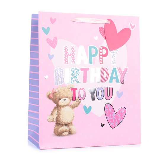 Tiger Feet Gift Bag Birthday Extra Large 6pk