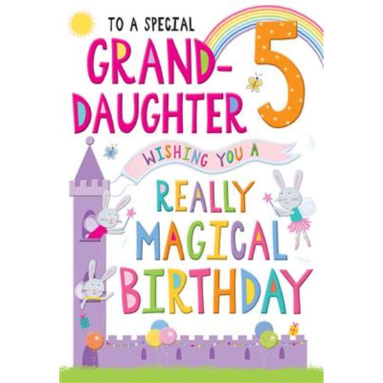 Regal C75 Birthday Age 5 Granddaughter 6pk
