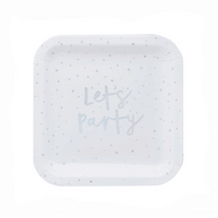 Hootyballoo Let's Party 9" Plates 10pk