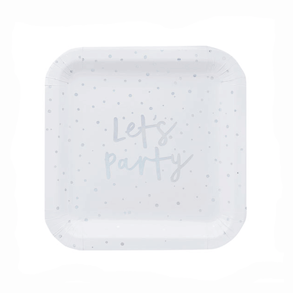 Hootyballoo Let's Party 9" Plates 10pk