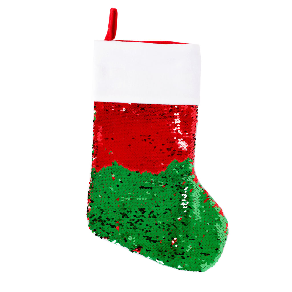 Christmas Stocking 18" Red / Green 12pk