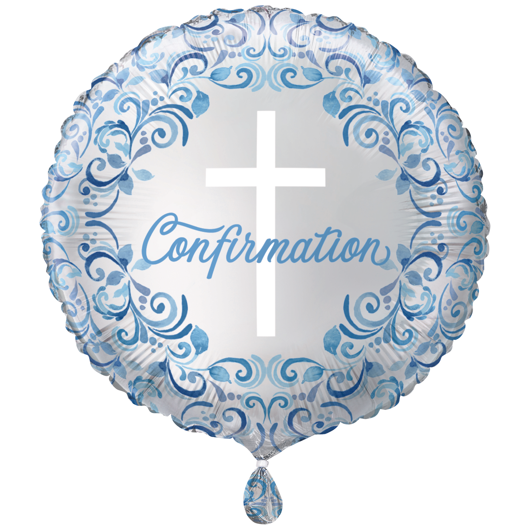 Unique Foil Balloon Blue Confirmation Holy Cross