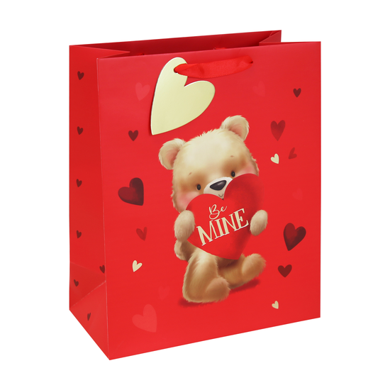 Eurowrap 12 Pack Gift Bag Cute Bear Large