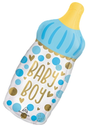 Anagram Baby Boy Bottle 20" Foil Balloon