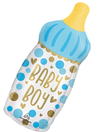 Anagram Baby Boy Bottle 20" Foil Balloon