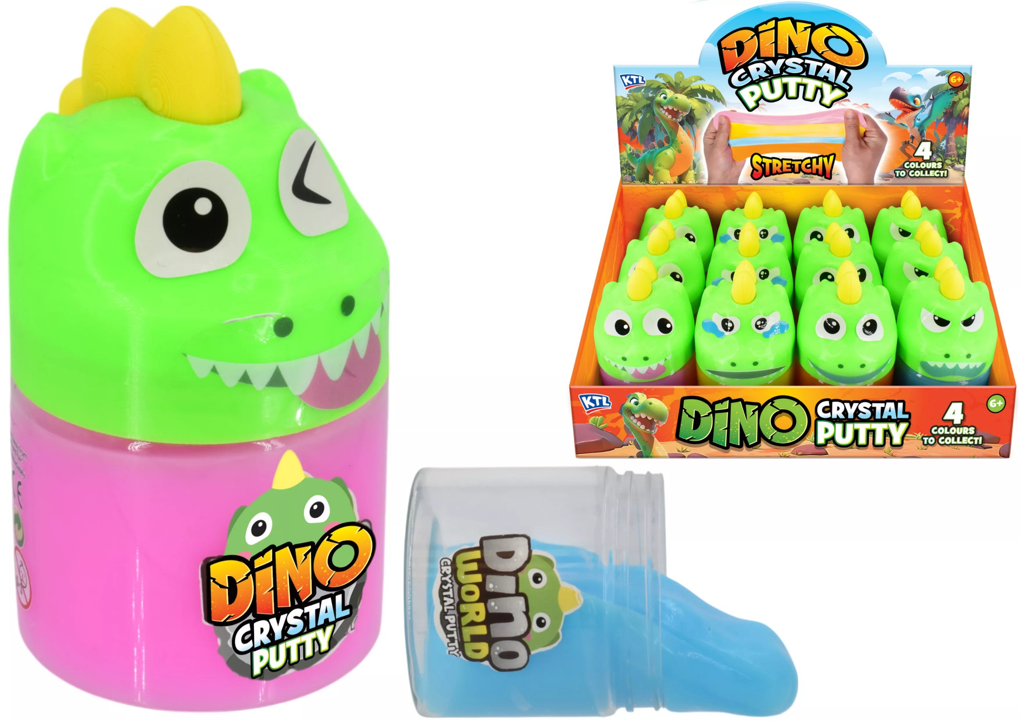 Dino Head Crystal Putty