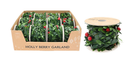 Uncle Bills Garland Holly & Berries 2.7m