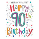 Regal 6 Pack Cards C50 Everyday Birthday Age 90