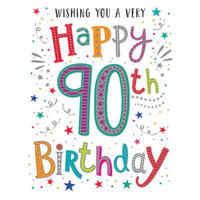 Regal 6 Pack Cards C50 Everyday Birthday Age 90