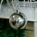 Shiny Shatterproof Bauble Silver 20cm