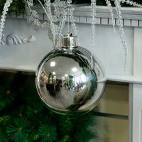 Shiny Shatterproof Bauble Silver 20cm