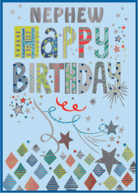 Simon Elvin 6 Pack Cards C90 Birthday Nephew