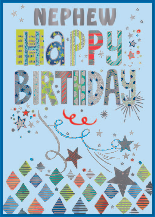 Simon Elvin 6 Pack Cards C90 Birthday Nephew