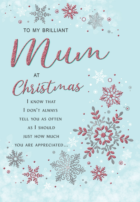 Regal 6 Pack C75 Cards Christmas Mum